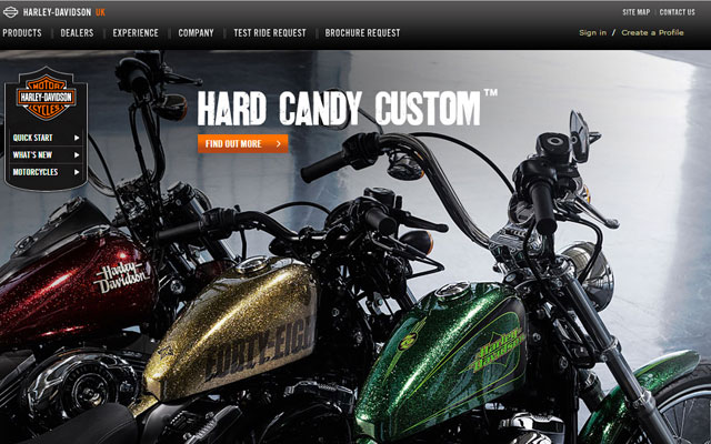 Harley Davidson Arabic Website