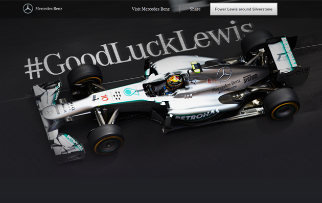 Mercedes-Benz 'Tweet Race'